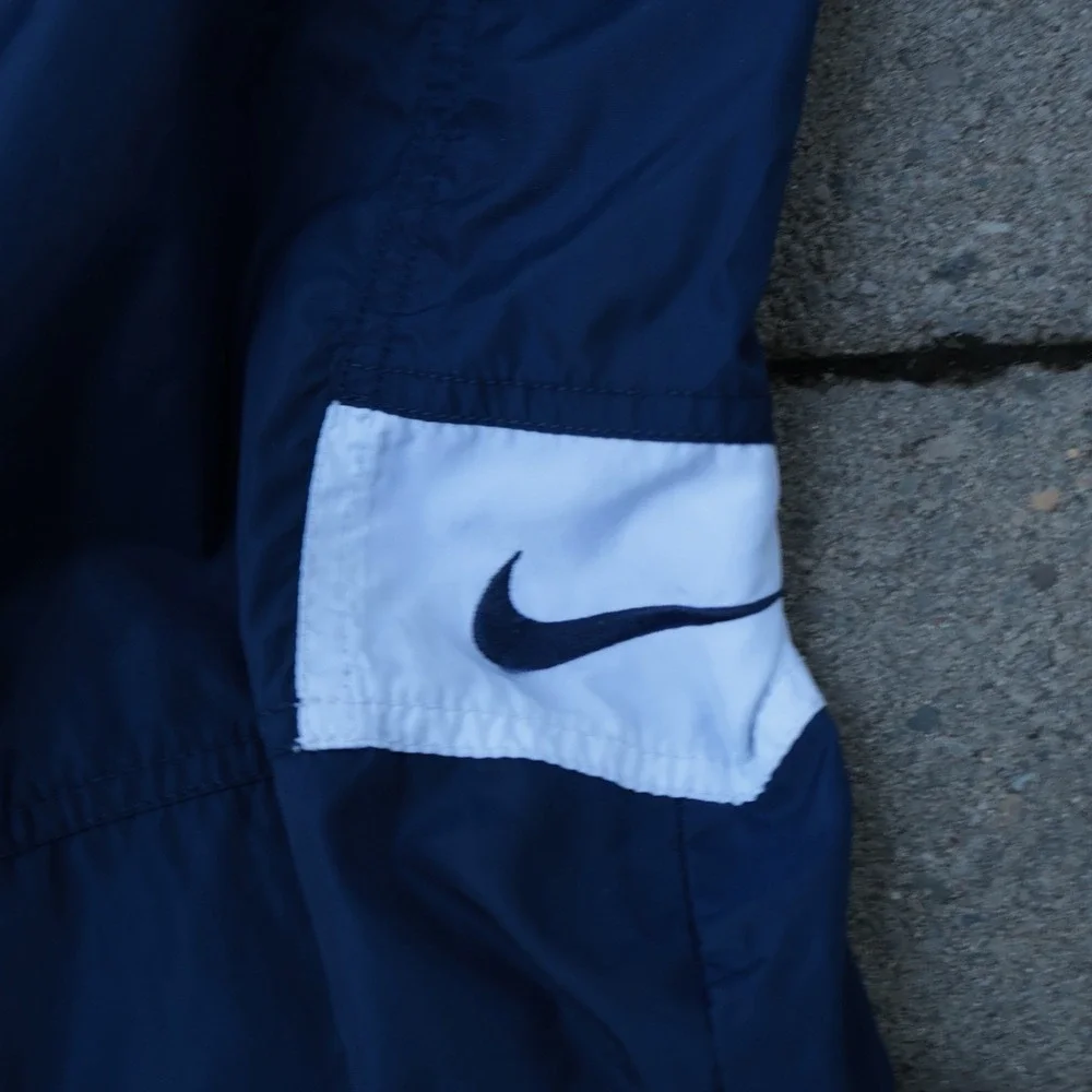Vintage Nike Team Sports Track Pants Mens XL Blue Windbreaker Mesh Parachute